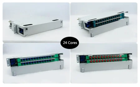 Fiber Optical Distribution Frame ODF Rack mount and Enclosure 12 24 48 96 144 288 core ports ODF