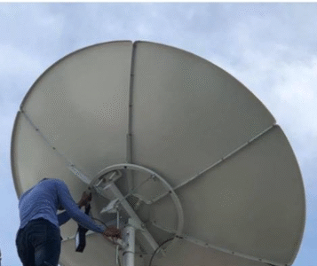 C-Corp 8ft Polar Mount Satellite Dish