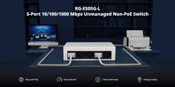 RG-ES05G-L PoE Switch 