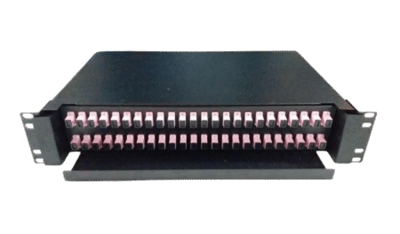 48 Ports OM4 Fiber Optic Patch Panel