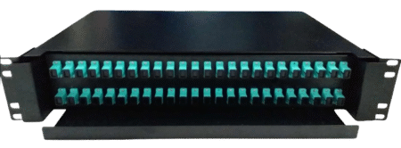 48 Ports OM3 Fiber Optic Patch Panel