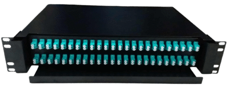 48 Ports OM3 Fiber Optic Patch Panel