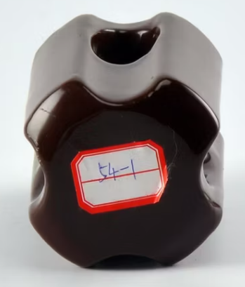Clusterasia Strain Insulator October 29, 2025 Philippines Low Voltage ANSI Standard 54-1 Brown Porcelain Stay Guy Strain Insulator Exported to Kenya and Bangladesh