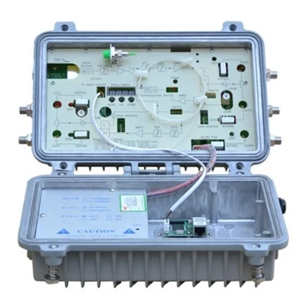 C-Corp 4 ports Optical Receiver and Transmitter, Aerial, 9dB, 47-862 MHZ