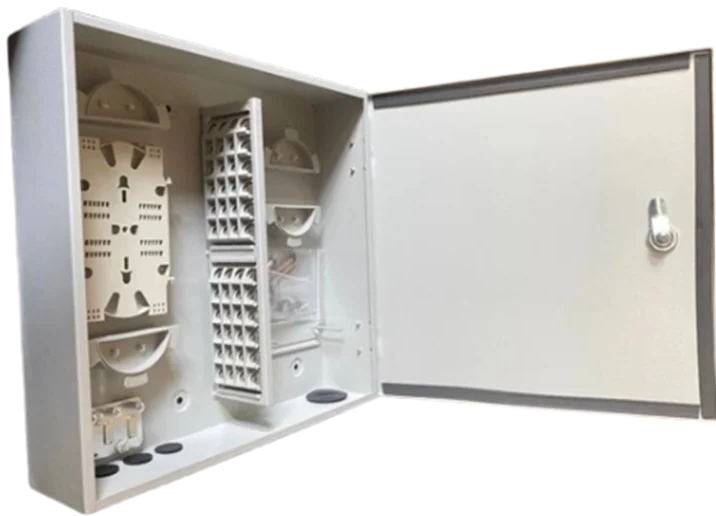 CCORP 48 PORTS OPTICAL DISTRIBUTION BOX WALL MOUNT OUTDOOR ODF ODB SINGLE DOOR