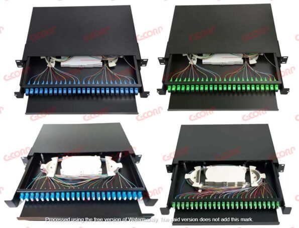 Optical Sfp Rack 24 PORTS ODF PATCH PANEL OPTICAL DISTRIBUTION FRAME RACK MOUNT 19 INCH ...