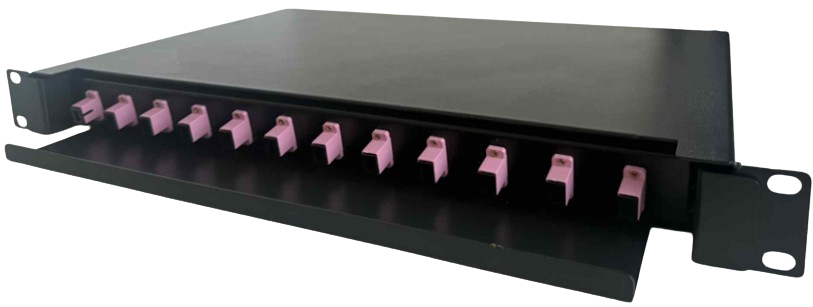 12 Ports OM4 Fiber Optic Patch Panel