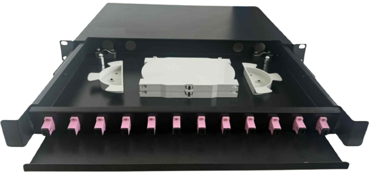12 Ports OM4 Fiber Optic Patch Panel