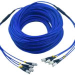 G657a2 LSZH/PVC Jacket Armoured Fibre Optic Cable Duplex Fiber Optic Patch Cord LC LC