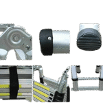 Multifunction Telescopic Ladder with Connect Hinge