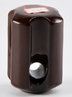 Low Voltage ANSI Standard 54-1 Brown Porcelain Stay Guy Strain Insulator Exported