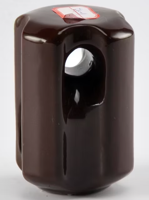 Low Voltage ANSI Standard 54-1 Brown Porcelain Stay Guy Strain Insulator Exported