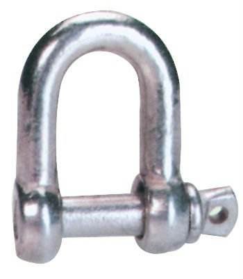 Clusterasia Cable TV Equipment October 29, 2025 Philippines Heavy Duty European Type Large Dee Shackle, Zinc Plated, 5-28mm Size