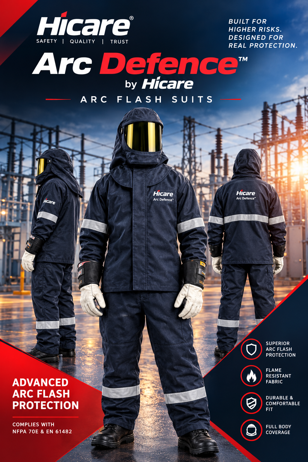 Arc Defence™ by Hicare Arc Flash Suits